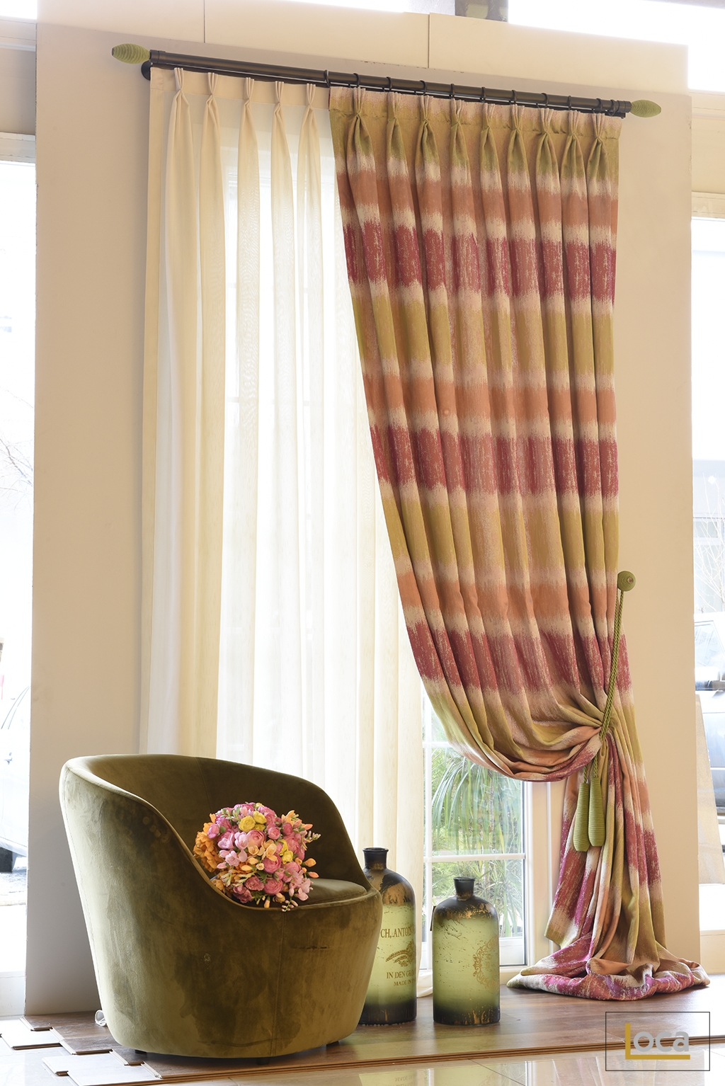 Rustic Curtain - Loca Design  -  Drapery & Upholstery Fabric